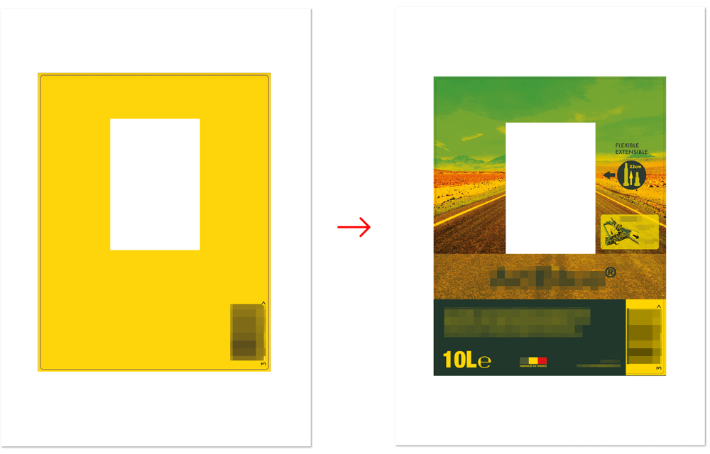 Simulate overprinting feature in FolderMill